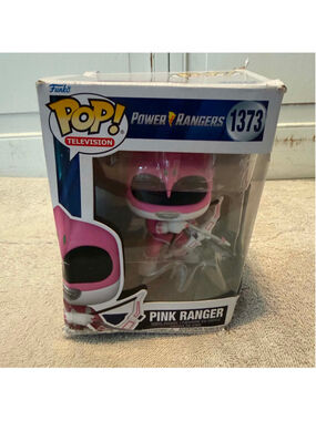 Girls Funko Power Rangers Pink Ranger Action Figure Pink White
